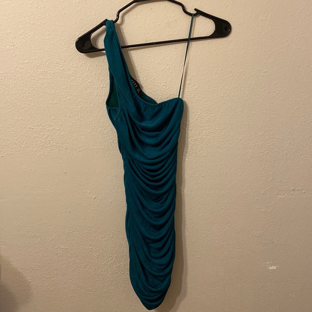 Green teal dress